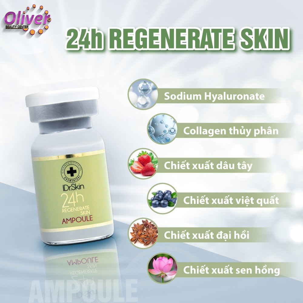 Thành phần của Tế Bào Gốc Trị Mụn 24h Regenerate Skin