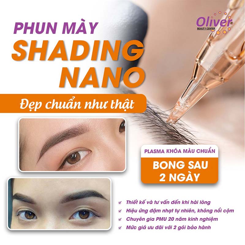 Phun Mày Shading Nano - Mày Xinh Đẹp Chuẩn